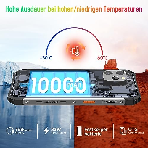 Blackview BV8900 Outdoor Smartphone ohne Vertrag mit Wärmebildkamera