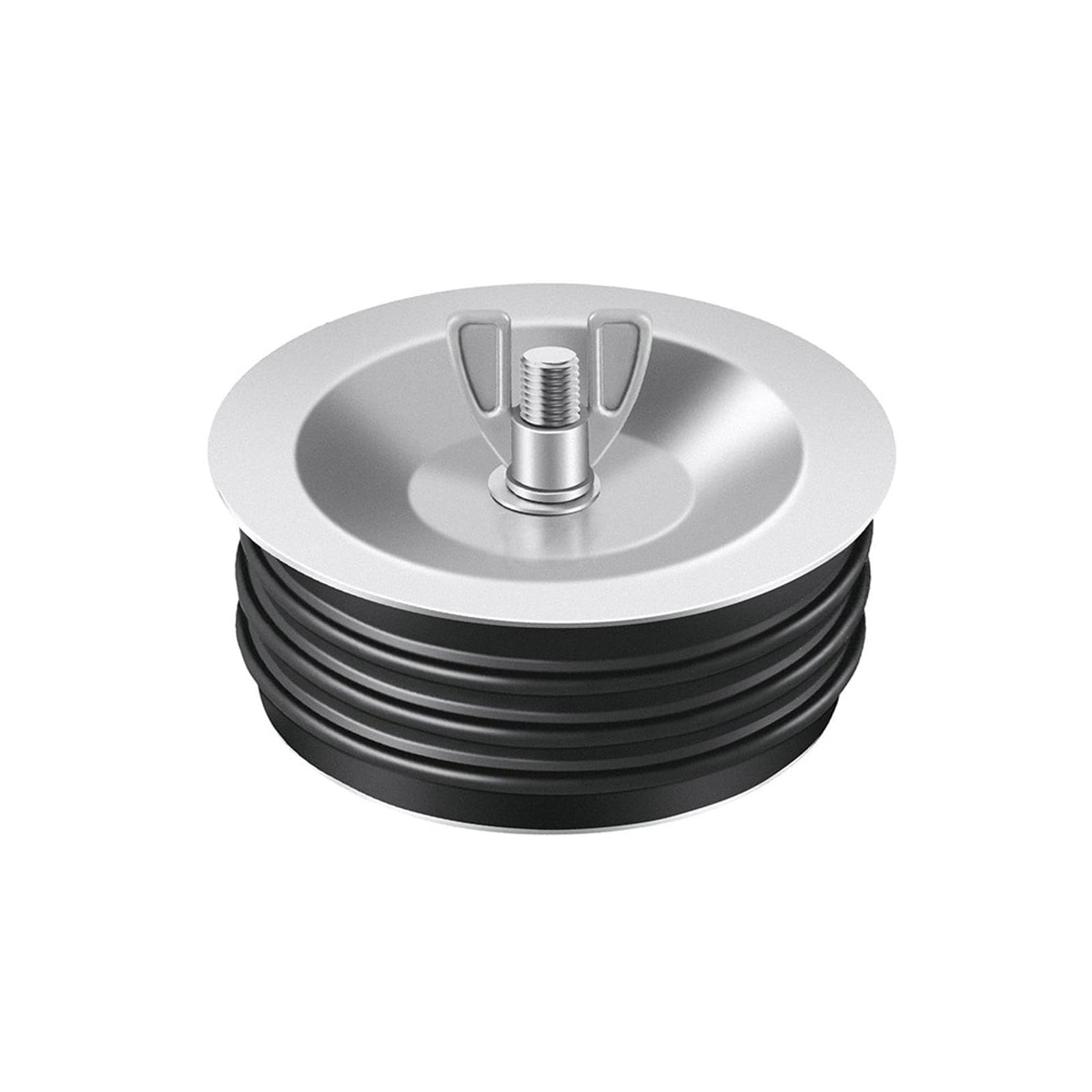 6 Inch Sewer Cleanout Cap, Rubber Mechanical Test Plug Expansion Pipe Cover Drain Water Stopper with Wing Nut for Most Pipes Sink Pools