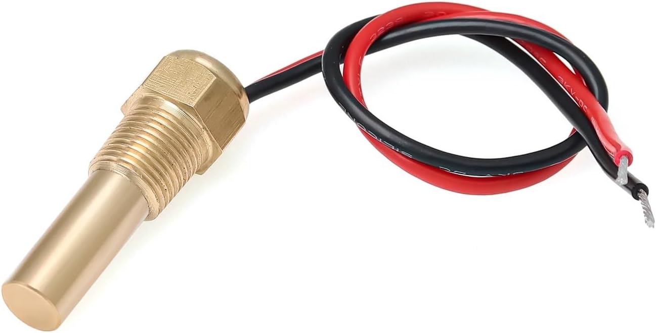 ABS Sensor 1/8NPT Thread Temp Sensor Car Boat Marine Alarm Sender 1600-22ohm Temp Sensor Marine Boat Car Temp Gauge Oxygen Sensor