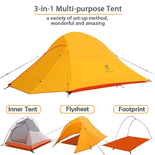 Ultraleichtes GEERTOP Campingzelt für 2 Personen