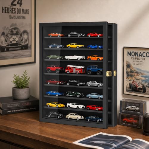 Image of TJ.MOREE 1 /43 Scale Model Car Display Case Diecast Car Model Toy for Wall