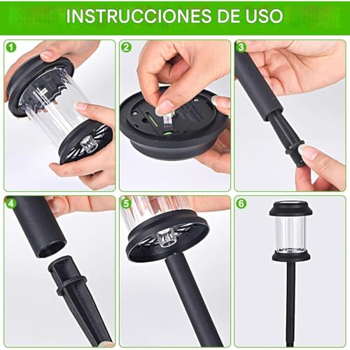 Luces solares para caminos sin cables: iluminación impermeable LED para evitar zonas oscuras 4