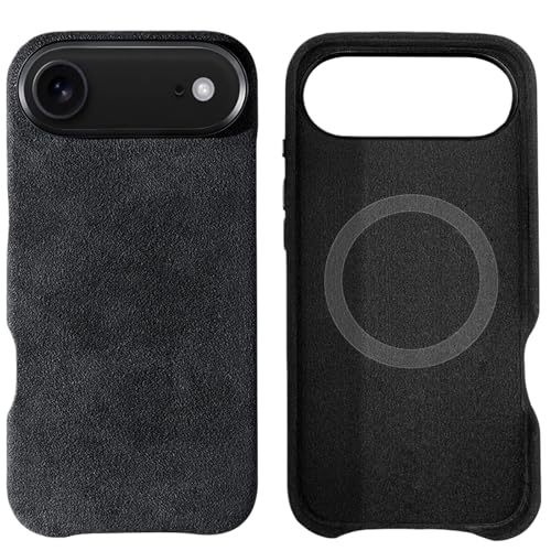 Coque MagSafe iPhone 17 Air en Alcantara : alliance de finesse et de confort