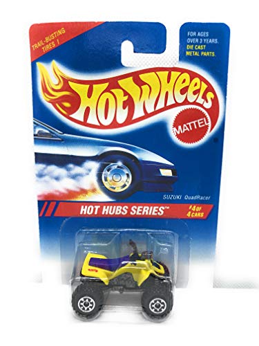Hot Wheels Suzuki Quadracer 1:64 Amarillo miniatura 1