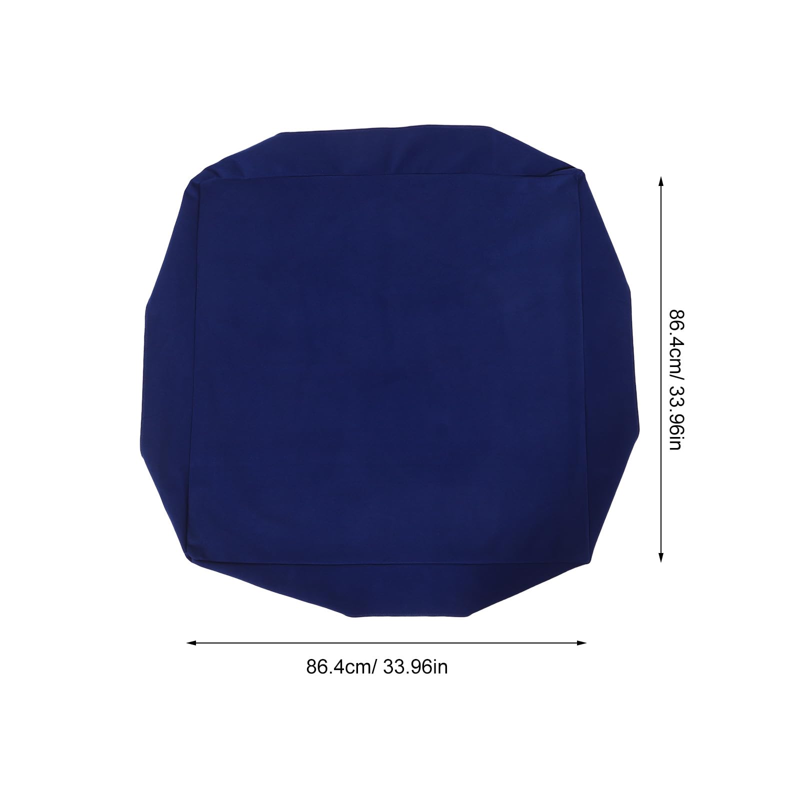 Tapete de Juego de Mesa Plegable Antideslizante de 86 X 86 Cm Color Azul Oscuro para Mahjong, Póquer y Juegos de Mesa, Ligero y Fácil de Transportar para Reuniones y Viajes