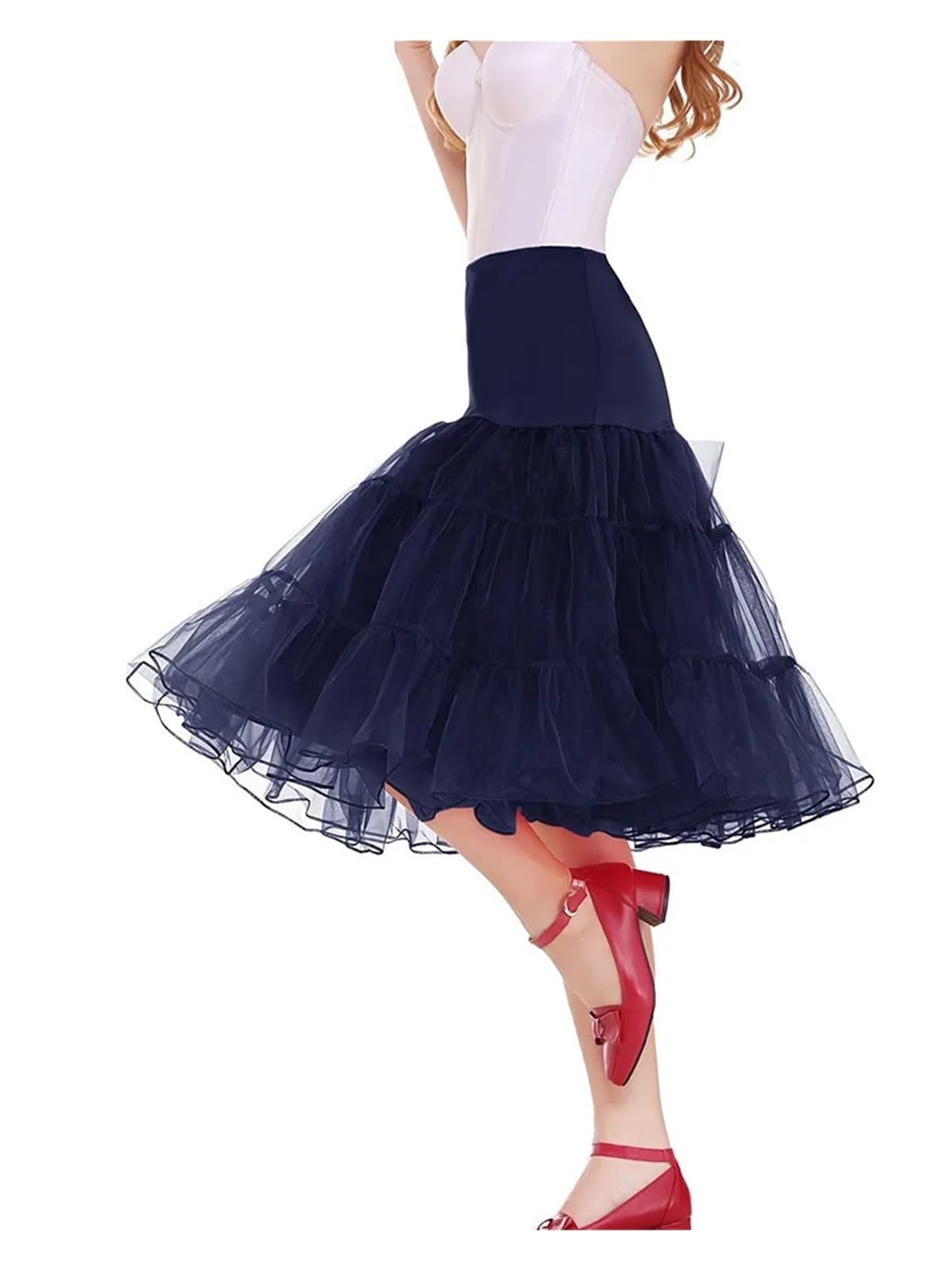 Sottogonna Sottoveste da sposa vintage, for cosplay, abito rockabilly, crinolina for donna, sottogonna, tutù Petticoat Donna
