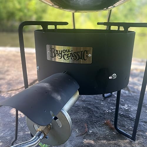 Bayou Classic Kab4 Bayou Banjo Cooker - Propane Burner For Outdoor Cooking, Outdoor Stove - Crawfish Boiler, Homebrew Burner - Large Stock Pots - Fish Boil, Gumbo, Soup, Stew, Brewing, Tamales #TOP1