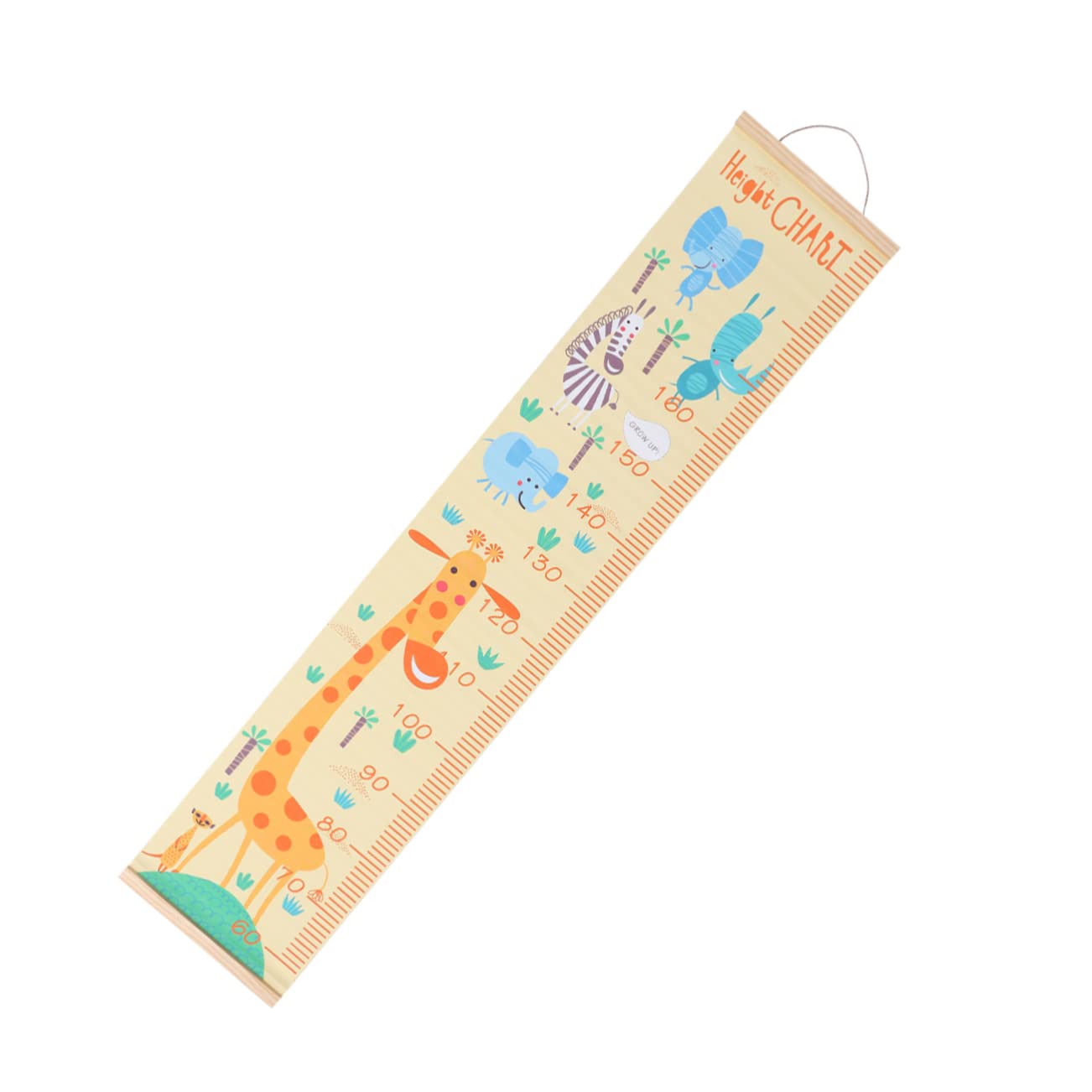 Milisten Nordic Style Wall Hanging Growth Chart Boy Girl's Height Ruler Family Keepsake Decor Easy Install Design