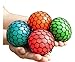 Chilits Balles anti-stress en grappe de raisin Squeeze Ball dans Le Filet raisin avec filet pour et adultes, jouet sensoriel Fidget pour anxiété, plaisir de presser une mini ballon de basket en mousse
