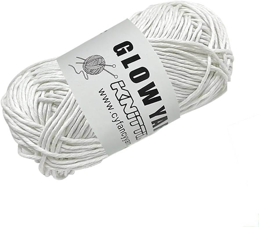 4 Rollen Leuchtendes Garn - Im Dunkeln Leuchtendes Häkelgarn Für Kunsthandwerk