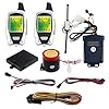 Easyguard EM209 2-Wege-Motorrad-Alarmanlage mit Fernbedienung Motorstart-Mikrowellensensor, farbiges LCD-Pager-Display, Stoßsensor, Näherungssensor inklusive Universalversion 12 V Gleichstrom