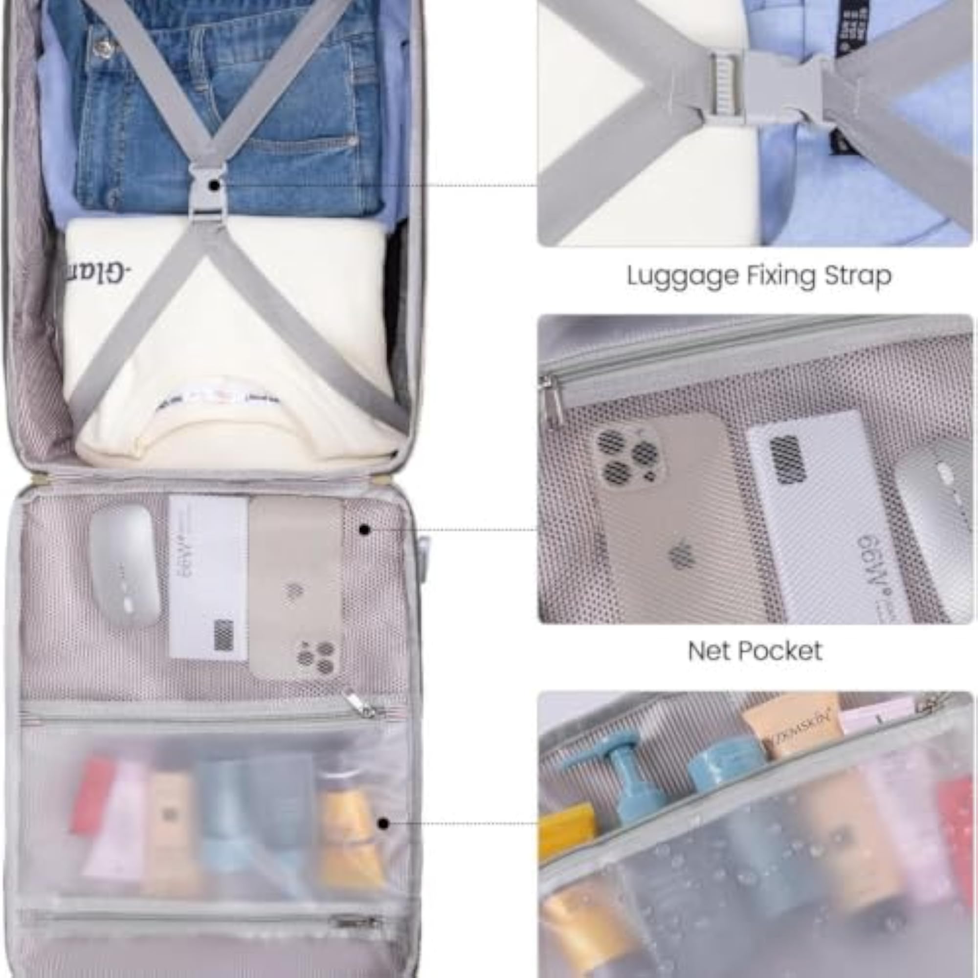Cross-Border Multi-Piece Backpack, 40L Capacity