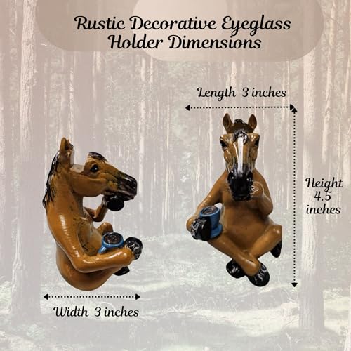 BestGiftEver Pferde-Brillenhalter, dekorativer Ausstellungsständer
