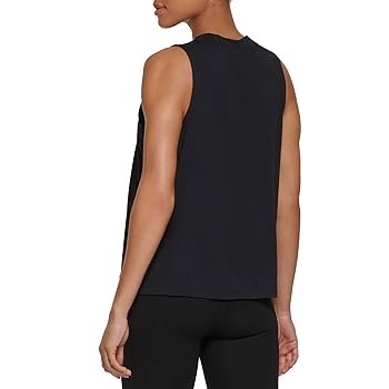 Amazon.com: DKNY Women's Sleeveless Active Tank Top, Black
