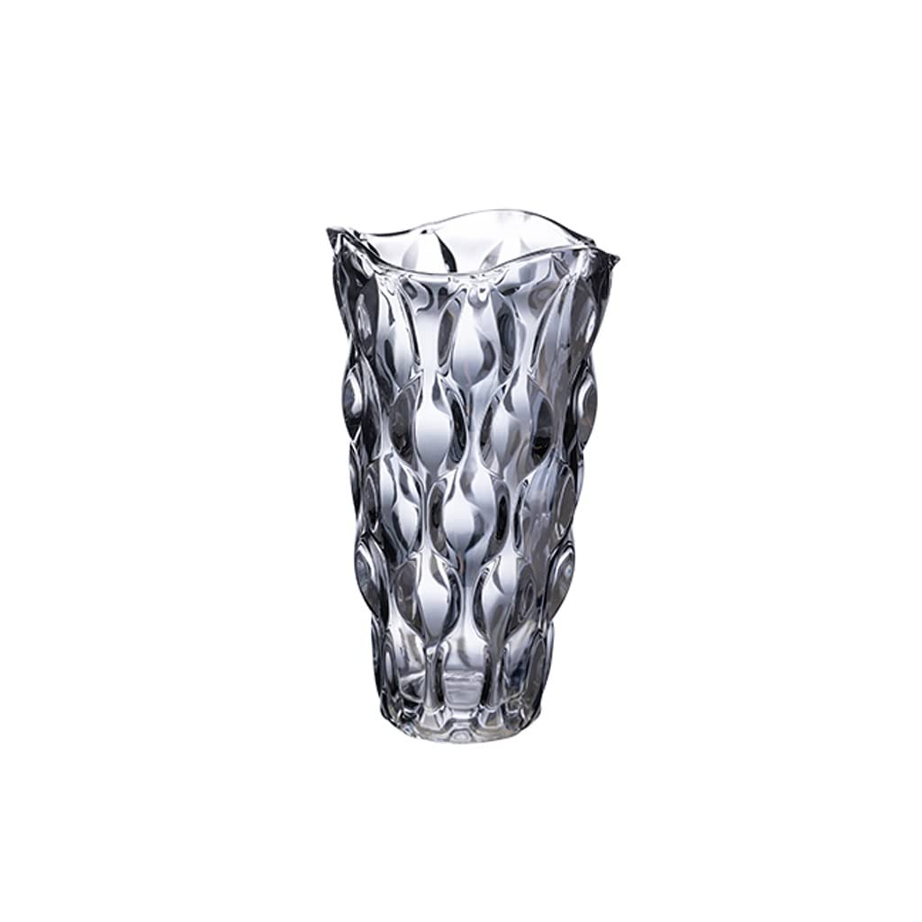 Vase en cristal hôtel de luxe de 24.5cm idéal pour sublimer le salon