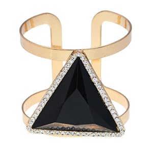 Mastyle® Geometric Triangle Diamond Resin Bracelet Open Cuff Hand Jewelry | Adjustable Bracelet | Stylish Hand Accessory 7 51F4A3wWGAL. SL500 . SS300