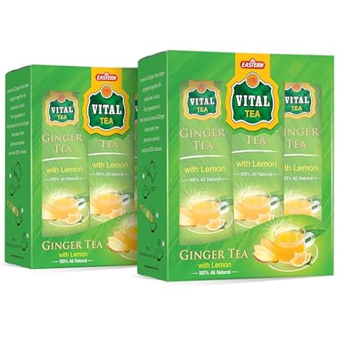 Eastern Vital Tea Bulk Box – Including Ginger Tea with Lemon (2 Pack) Cover