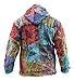 Shopoholic Fashion Men's Hippie Fleece Lined Festival Bohemian Patchwork Hooded Winter Jacket (L)