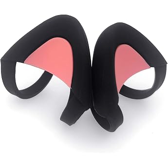 sciuU Cute Cat Ears Decoration for Gaming Headset and Headphones - Black