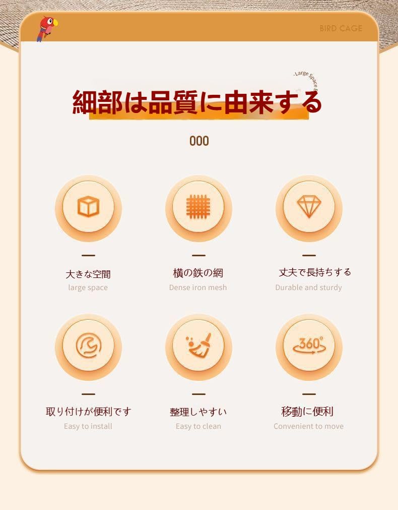 Amazon | 【Dlwk】特大 金属製 5 セクション 小動物ケージ