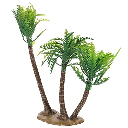 BESTOYARD Artificial Coconut Tree Decor Mini Tropical Palm Trees Fairy Garden Landscape Scenery Decoration