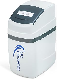 NEMO Premium-Wasserenthärter für 2–5 Personen, kompakte Kabinettanlage mit bedarfsgesteuerter Regeneration und Hygieneschutz, inkl. Anschlussset