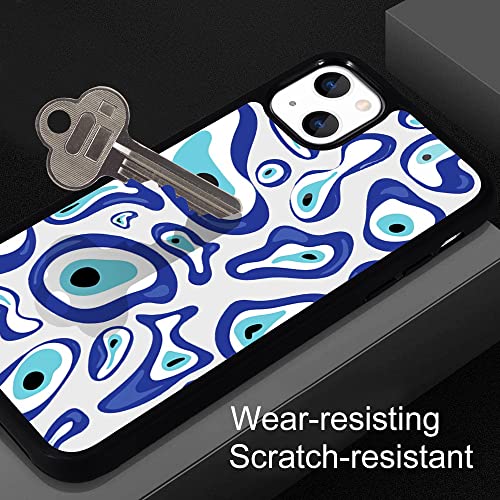 Coque iPhone 15 Pro Max yeux abstraits en TPU antichoc