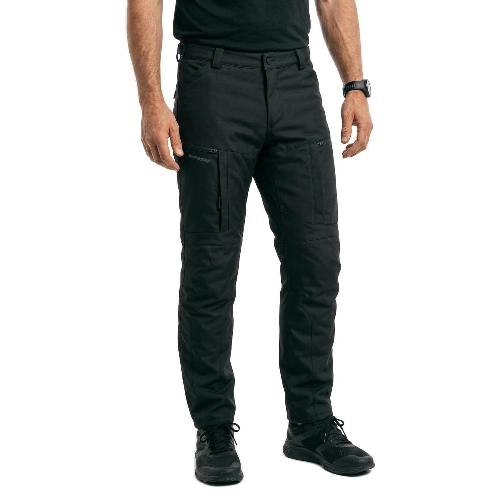 Spidi Stretch Motocyklowe spodnie tekstylne, czarny, XL