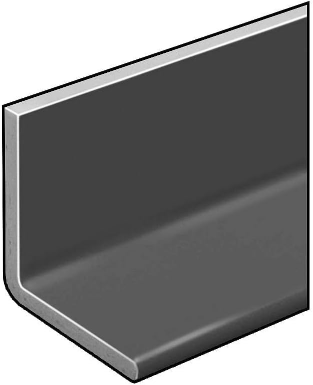Angle, ISOFR, Gray, 1/2 In Th, 6 In Leg, 5 Ft