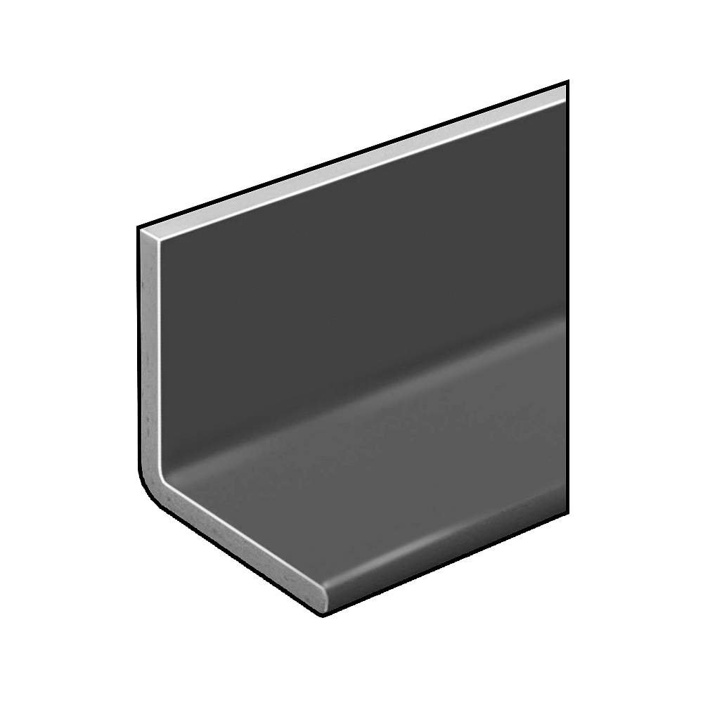 Angle, ISOFR, Gray, 3/8 in Th, 3 in Leg, 5 Ft