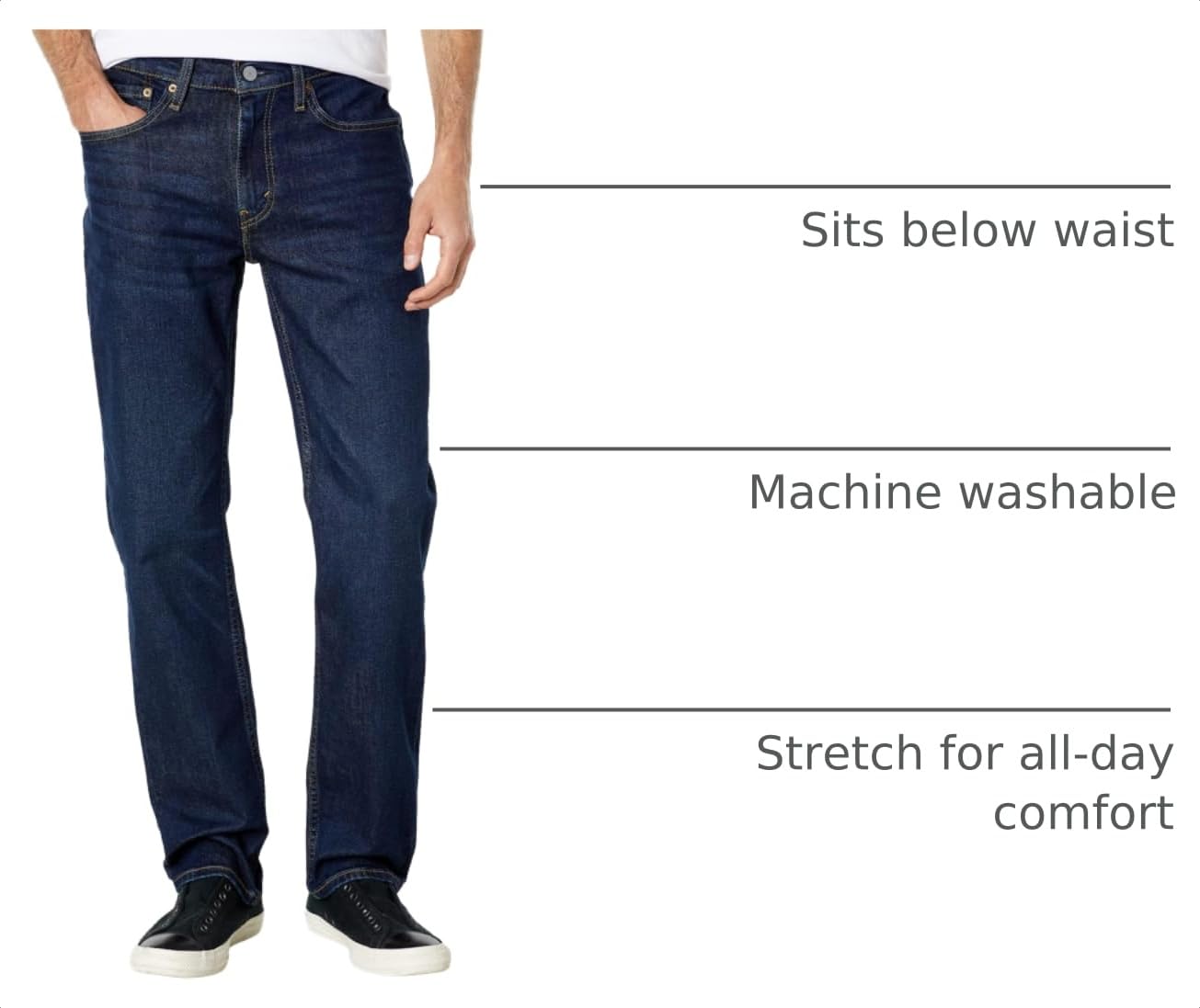 Levis Mens 514 Straight Fit Jeans product thumbnail 5