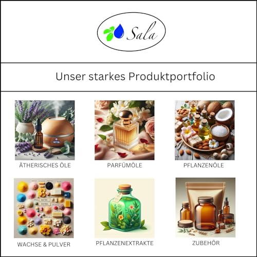 Sala Rizinusöl kaltgepresst BIO 1 L 1000 ml Glasflasche