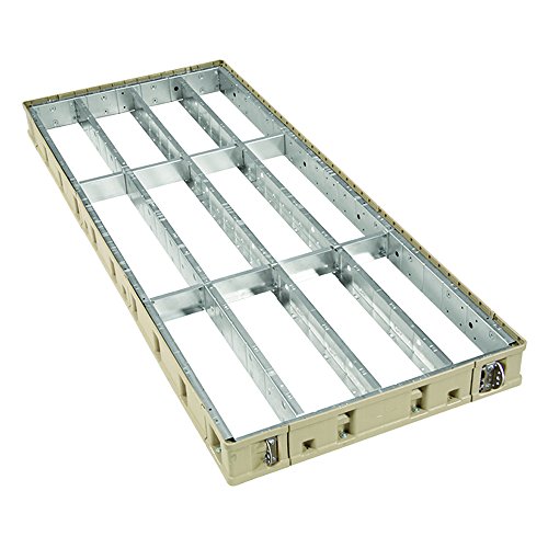 PlayStar Premium Dock Frame Kit with Aluminum Dock Frame & Resin Boat Protecting Sidewalls