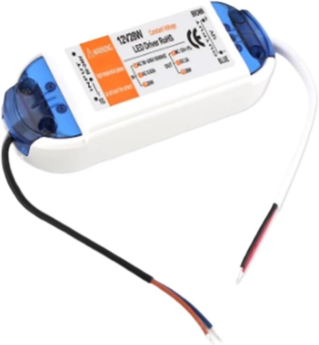 1 Pcs LED Transformer Driver Power Adapter LED 12V 18W 28W 48W 72W 100W LED Driver Lighting Power Supply AC DC 220V to 12V(12V 28W)