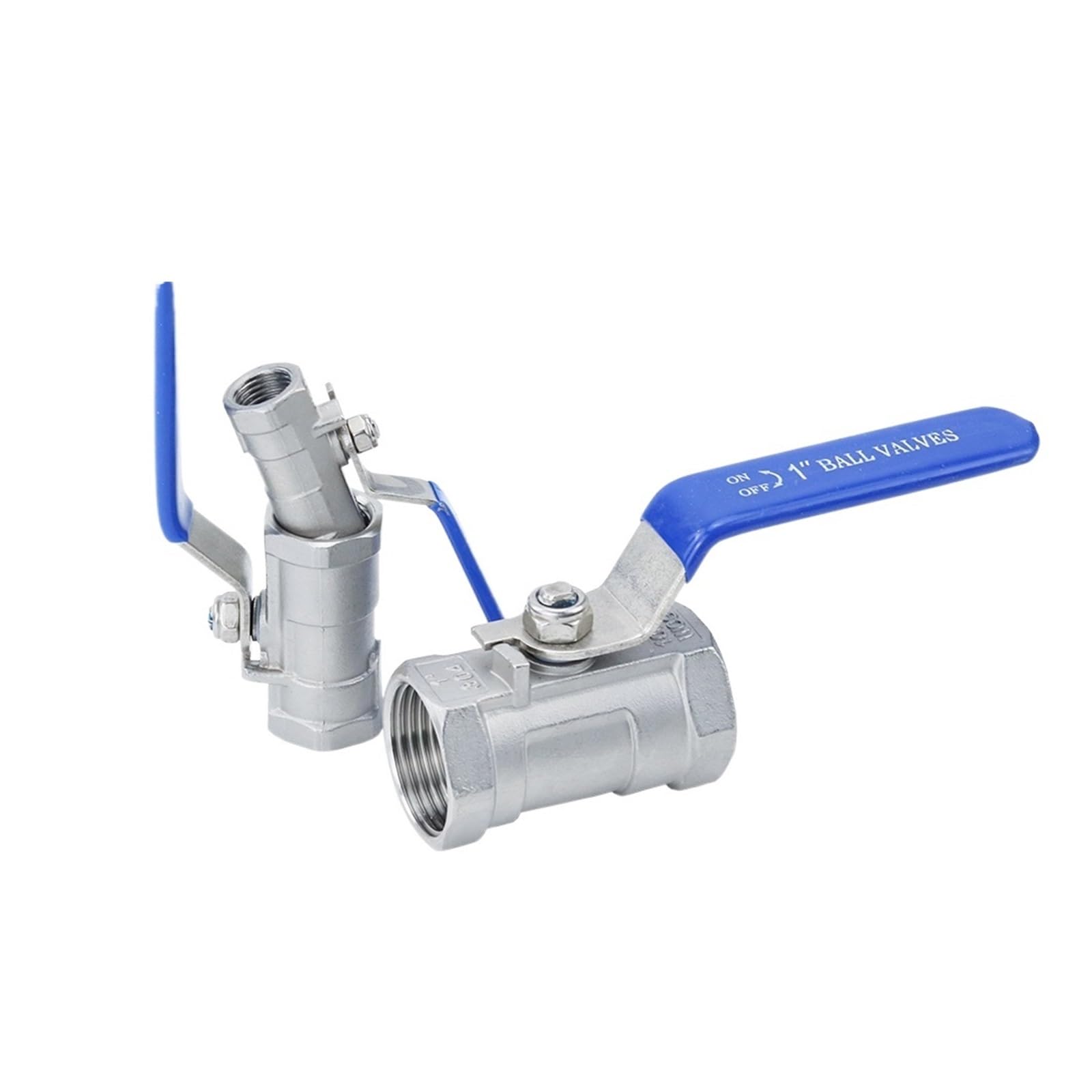Robinet 1-1/4" BSP en acier 304 pour rénover la tuyauterie de chauffage eau et gaz