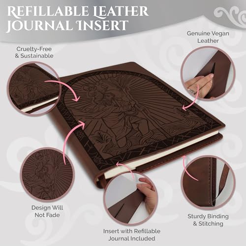 Journal en cuir gravé pour préserver vos pensées et notes - 3