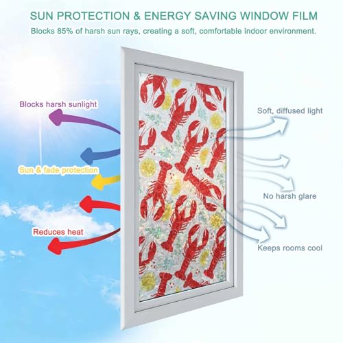 Película de Privacidad para Ventanas Rainbow 17.7 x 78.7 pulgadas miniatura 5