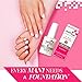 Nail Tek Foundation 3, Ridge Filling Strengthening Base Coat for Hard and Brittle Nails, 0.5 oz, 1-Pack
