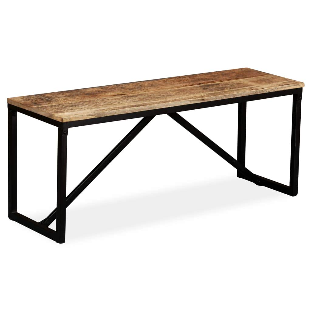 Tidyard Vintage Bench Industrial Style Mango Wood Seat Dining Table |  Desertcart Seychelles, image size:1024x1024