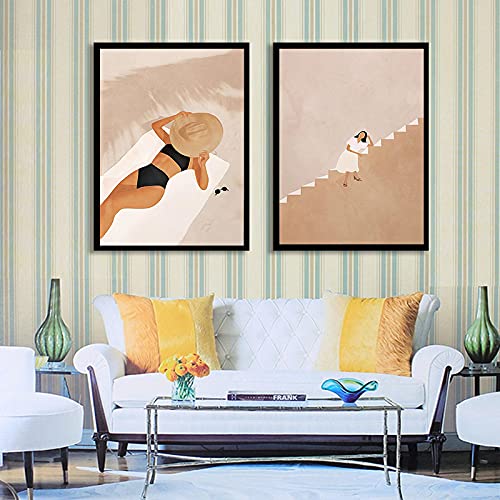 Art Prints Nordic Abstrait Beauté : Solution Déco Murale sans Cadre - 2