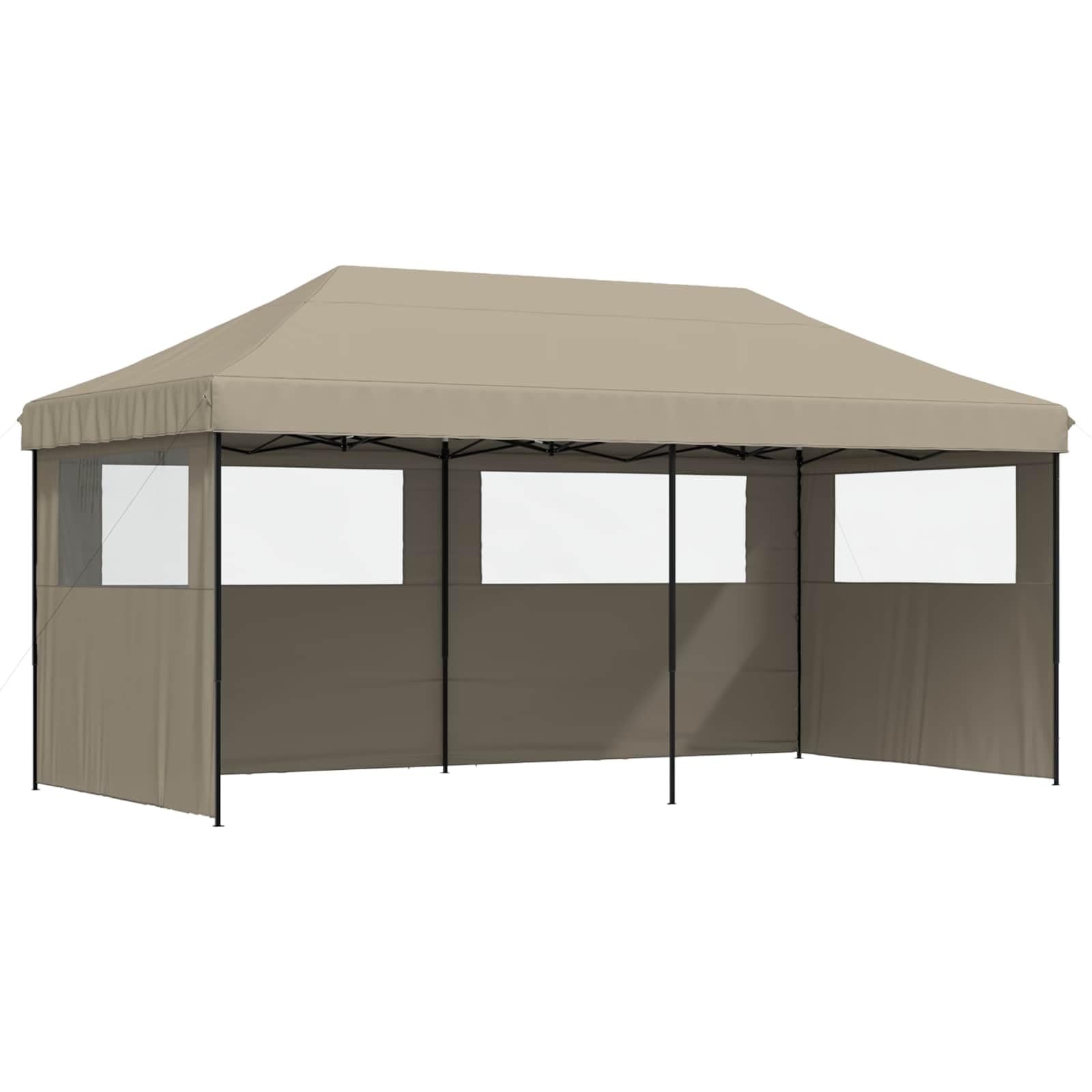 Gazebo Pieghevole 292x580 cm in Acciaio e Tessuto Oxford Talpa | Ampio tendone pieghevole da giardino con borsa per il trasporto, adatto per eventi all aperto e feste in terrazza.