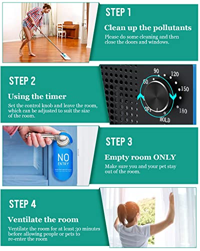 Rddmen 0Zone Generator 30,000Mg/H - 0Zone Machine For Cars, Rooms, Smoke & Pets Odor #TOP4