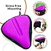 Bikeroo Comfort Bike Seat Cushion - Purple Wide Padded Gel Cover for Exercise, Mountain & Road Bikes, Universal Fit for Peloton & Stationary Bikes