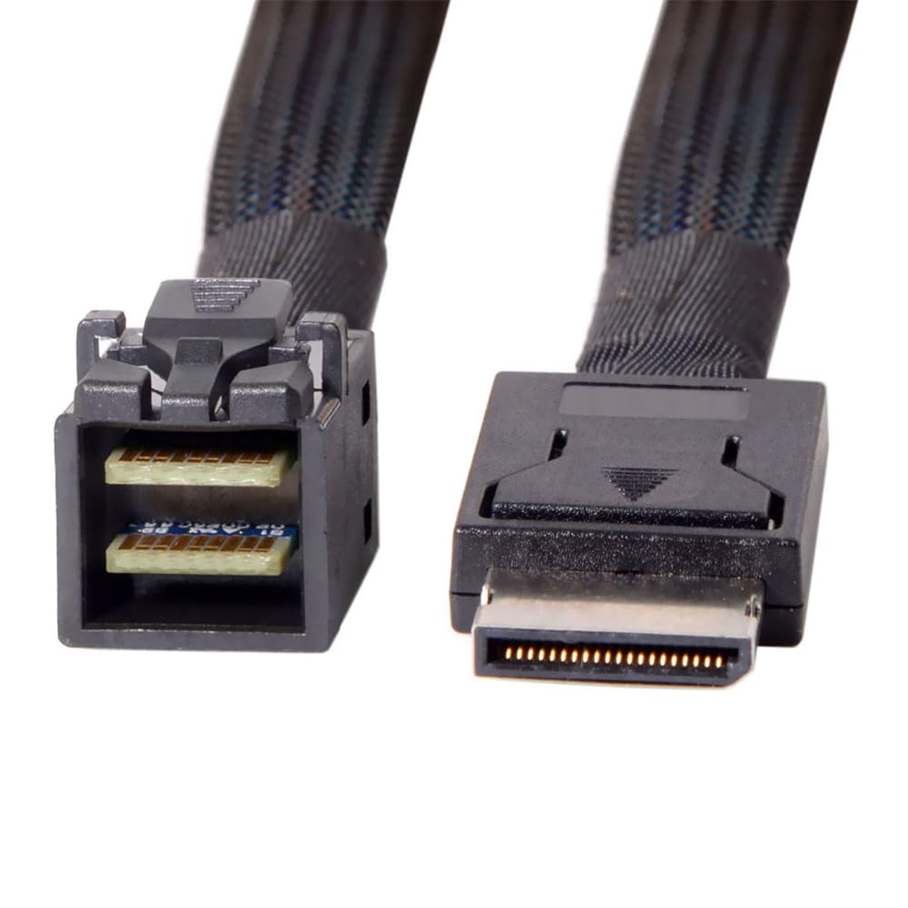 OCuLink PCIe PCI-Express SFF-8611 4i na SFF-8643 kabel danych SSD, aktywny, 50 cm, NF-SF-020-0,5 m