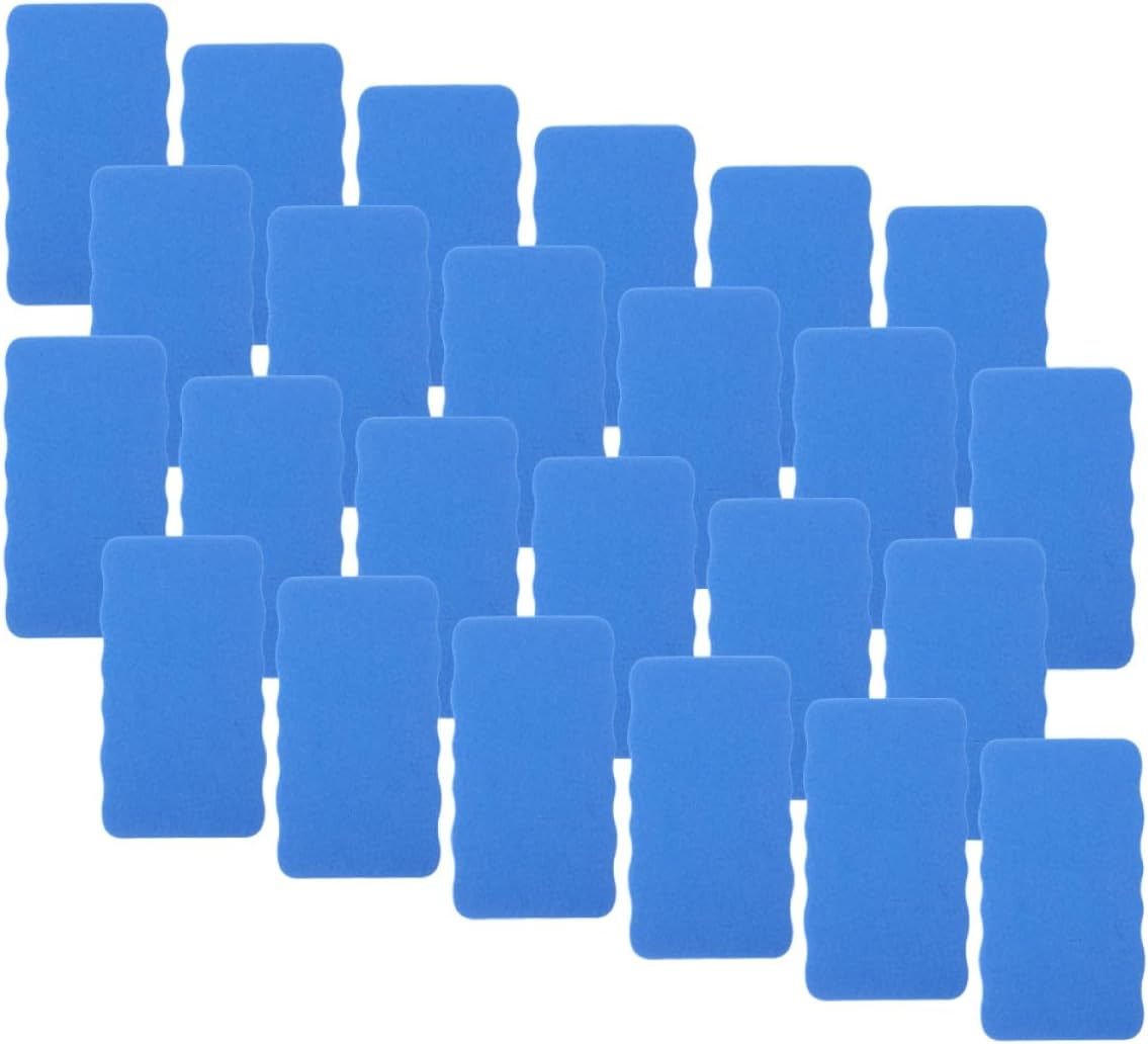 TEHAUX 120pcs Eva Eraser for Whiteboard Classroom Accessories Portable Chalkboard Eraser