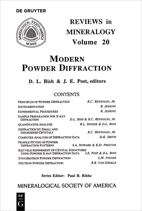 Modern Powder Diffraction      [Print Replica] Kindle Edition