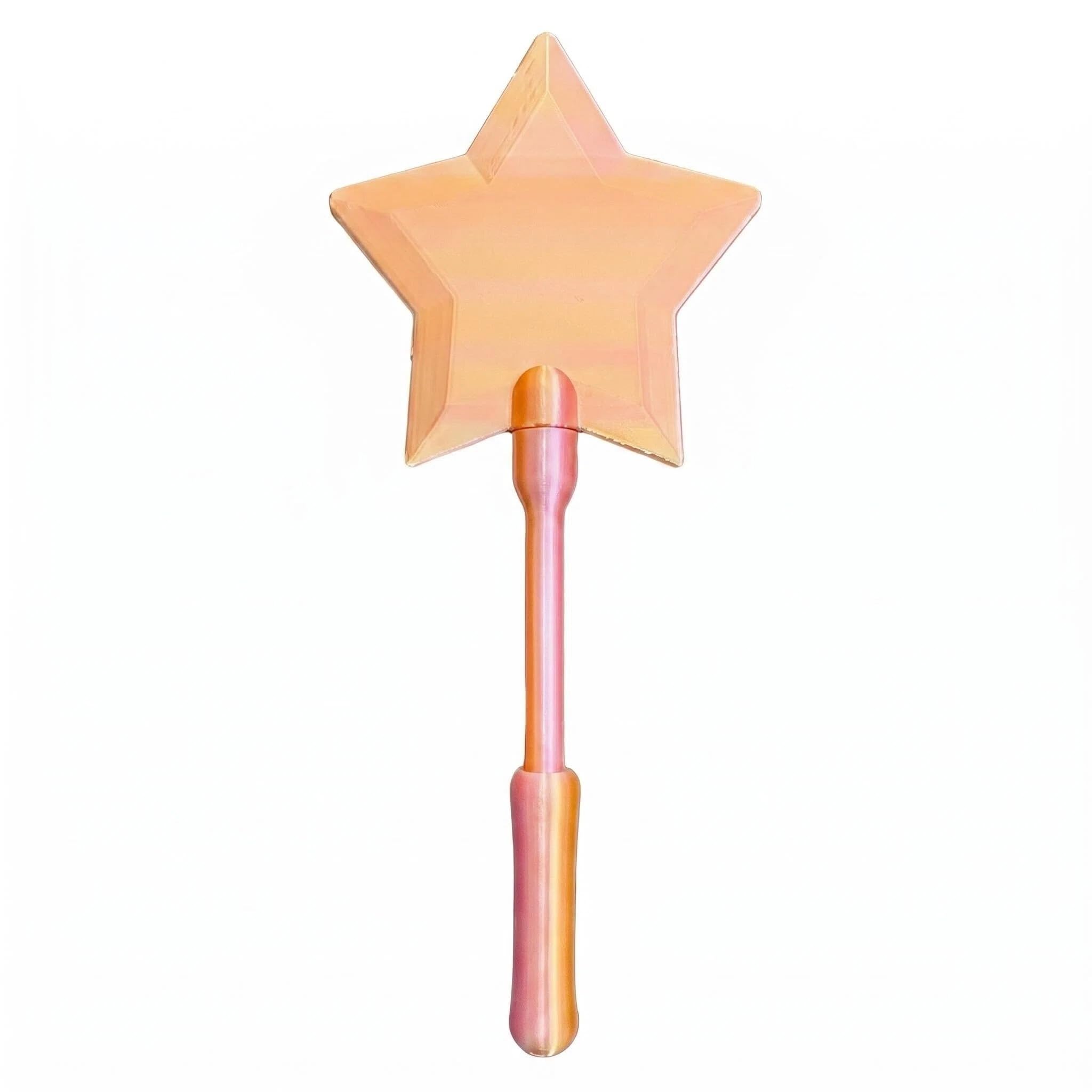 Embhlitfe Credit Card Wand 3D Printed Star Magic Wand,Contactless Payment Card Holder Rainbow Candy Colored Star Wand for Princess Costume,Birthday Favors,Cosplay Prop, for Little Girls (2)