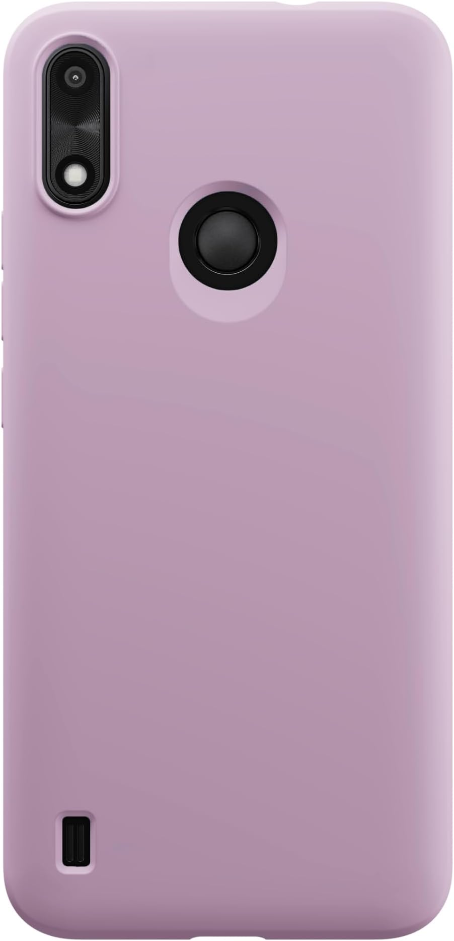 Phone 4 Slim Case - Soft, Light Silicone Cover, Shockproof Drop Protection, Premium Anti-Scratch Microfiber Lining, Durable and Protective Hard Shell, Scratch Resistant (Frosted Lavender)