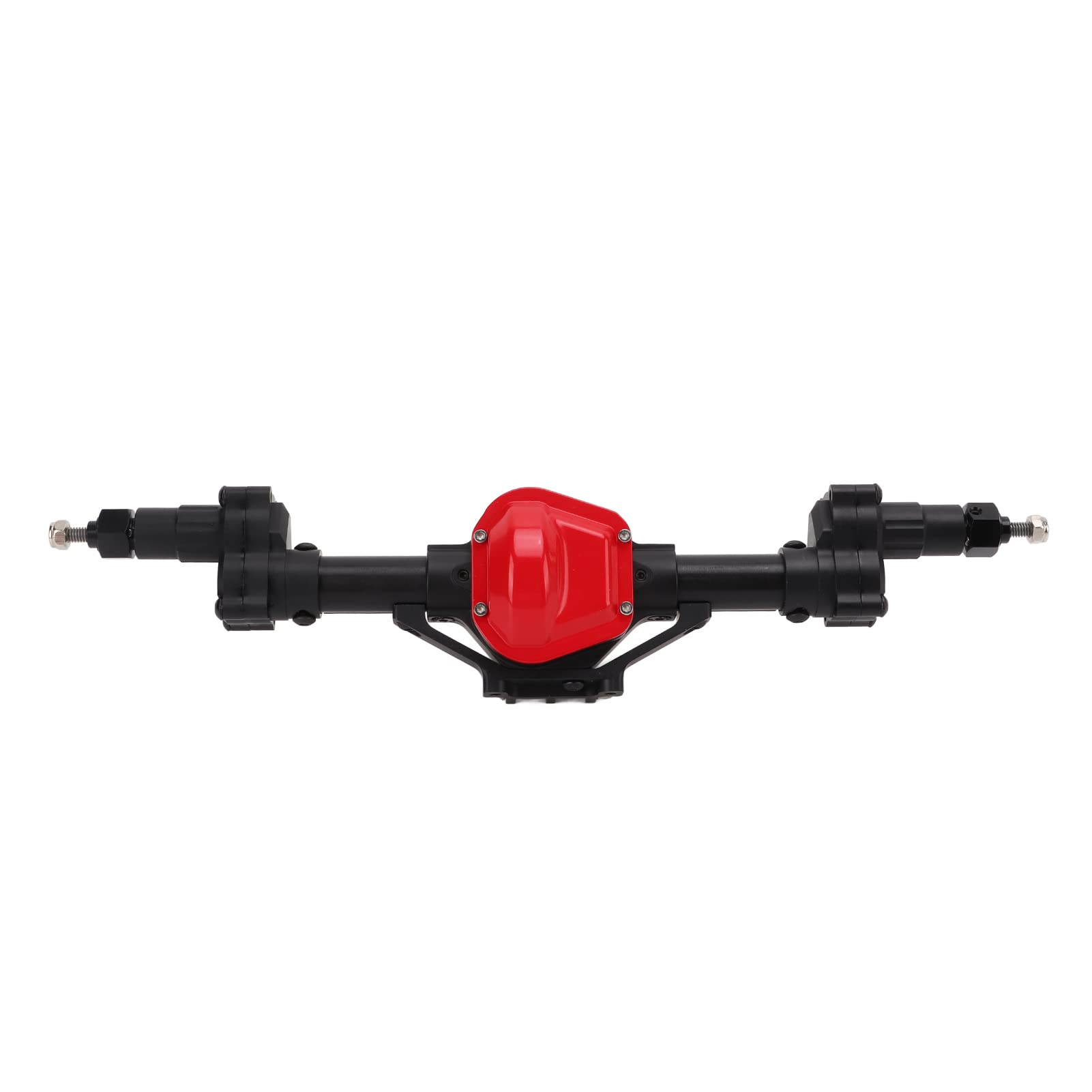 Tylna oś Portalowa RC ze Stopu Aluminium o Wysokiej Wytrzymałości, Stalowa Przekładnia Wewnętrzna i wał Napędowy do Samochodu Gąsienicowego Axial SCX10 1/10 RC, o Zwiększonej Wysokości i