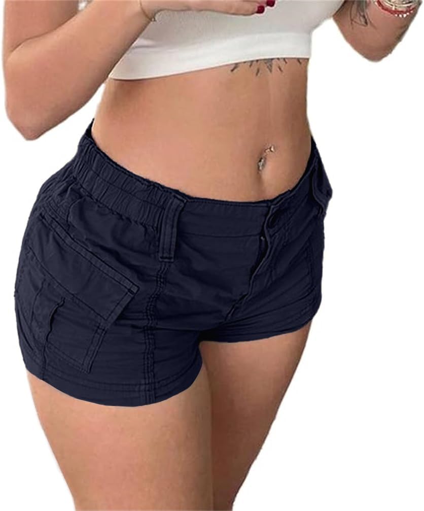 Navy Blue Cargo Shorts